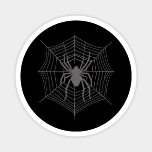 Spider in web cobweb outline design Magnet